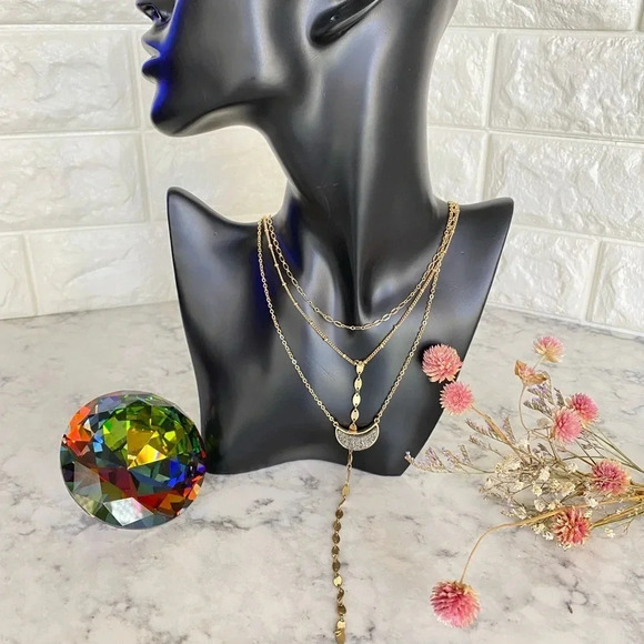 Canvas 3 in 1 necklace - Picture 1 of 6